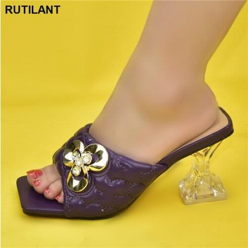 Italian Women Wedding Shoes Decorated with Rhinestone 2021 Women Shoes Ladies Dress Shoes Plus Size Women Shoes 43 Party Pumps