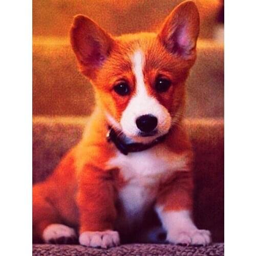 Love.Thanks Animal Diamont Painting Pet Dog Diamond Painting 5D Cross Stitch Kits EmbroideryDiamond Embroidery Painting