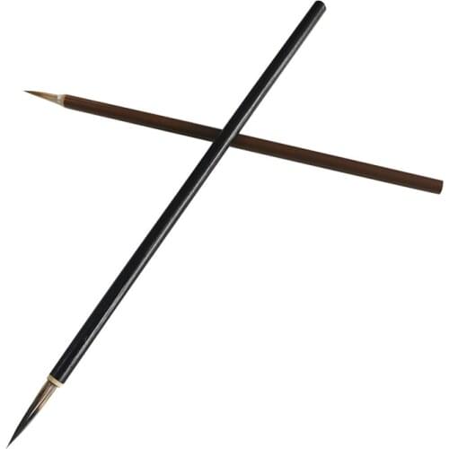 2 Pcs Hook line pen Chinese calligraphy brush pen mouse hair paint brush art stationery oil paint brush