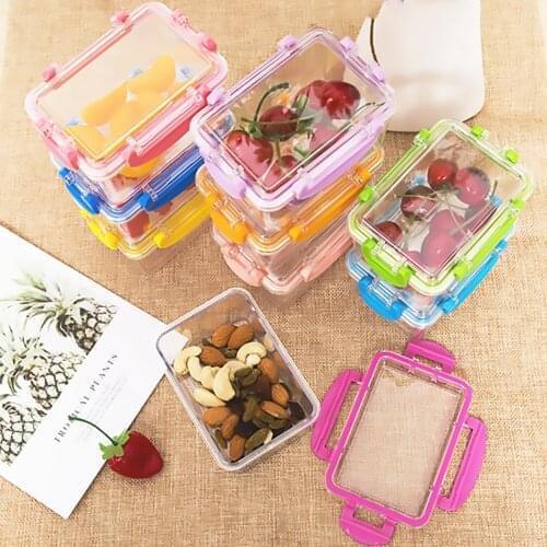 Food Storage Container Clear Plastic Food Container Fruit Box Container with Lid