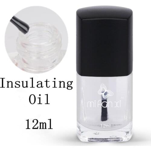 MiFanXi 12ml Smudge Resistant Top Coat Nail Art Stamping Polish Top Coat Art Stamping Printed Protector Nail Polish Lacquer