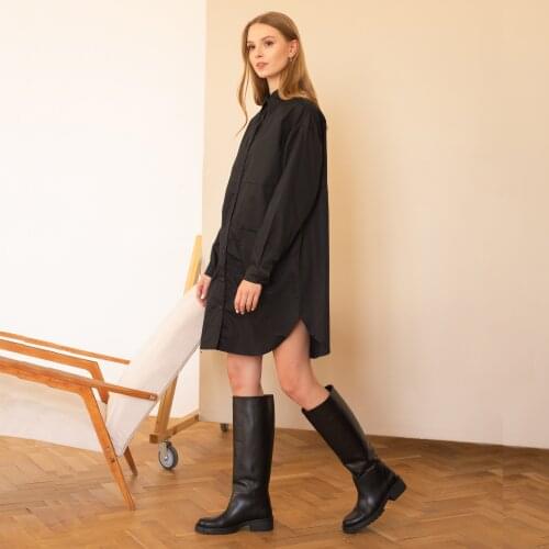 Модные платья-рубашки MirrorStore China At AliExpress