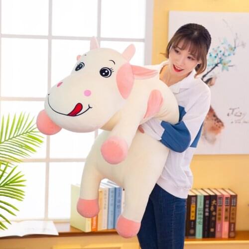 Huge 125cm lovely cartoon cow plush toy soft doll hug pillow birthday gift h1388
