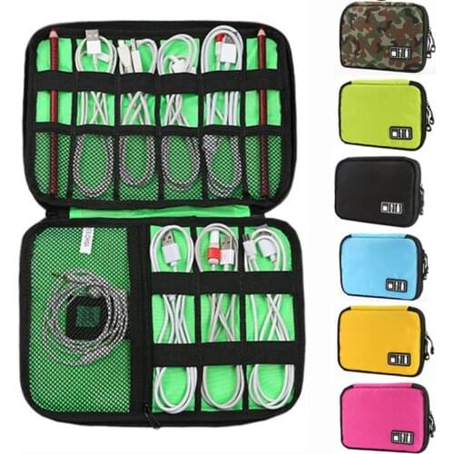 Outdoor Camping Storage Bag Travel Gadget Cable Organizer Electronic Accessories Pack Cable Pouch Case First Aid Medical Kit Bag