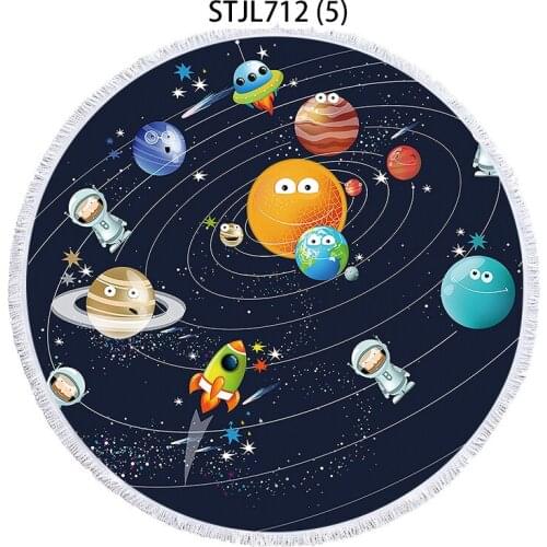 Spaceship planet microfiber towel towel For home miraculous large beach towels Beach towel Round beach towel Pareo beachTowels