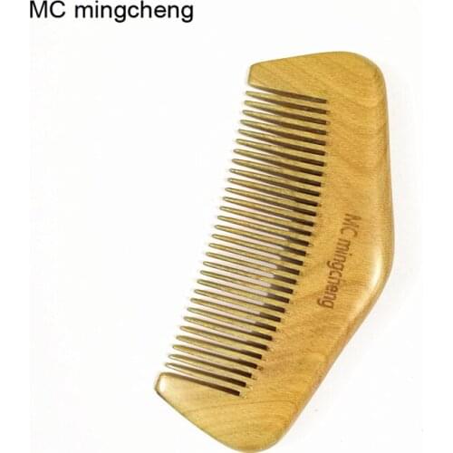 MC Natural Fragrant Sandalwood Comb Portable Travel Comb No-static Massage Hair Pocket Wood Comb