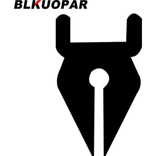 BLKUOPAR for Calligraphy Pen Car Stickers Sunscreen Creative Decals Simple Air Conditioner Surfboard Decor Car Styling