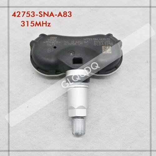 TPMS SENSOR FOR 2010-2018 HONDA CR-Z 315MHz TIRE PRESSURE SENSOR 42753-SNA-A83 42753-SNA-A84 42753-TR0-A81 42753-TR3-A81