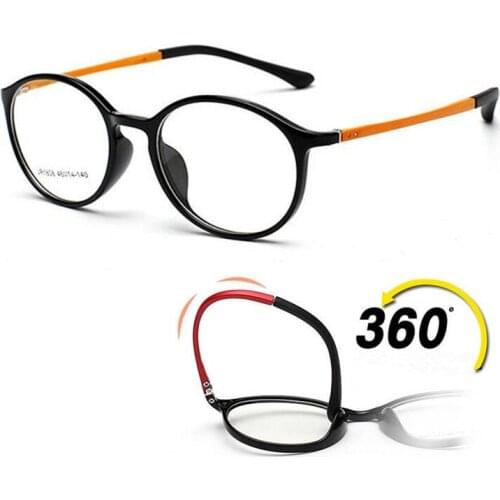 Vintage Oval TR90 Flexible Eyeglass Frames Full Rim myopia Rx able Men Women Unisex lightweight Glasses Spectacles