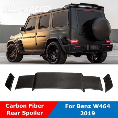 Carbon Fiber Material Trunk Wing Roof Window Rear Spoiler For Benz W464 G Class G63 G550 G500 2019