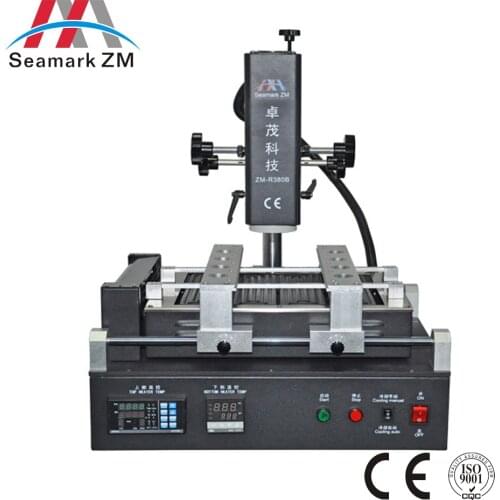 Zhuomao 2 zone hot air welding machine ZM-R380B BGA rework equipment to repair computer and laptop