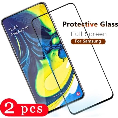 2Pcs for samsung galaxy A90 A80 A70 A70s A60 A50 A50s A40 phone screen protector A30 A20 A20s A10 tempered glass protective film
