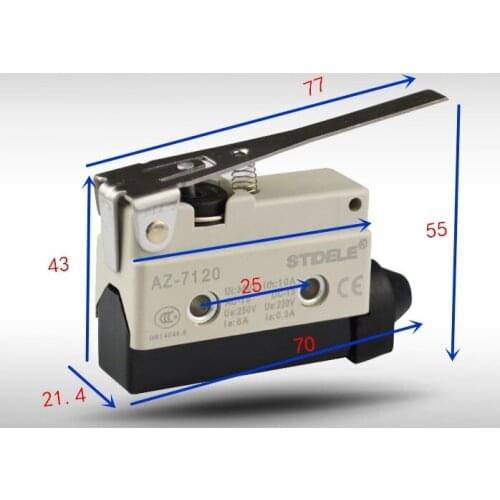 2pcs Micro switch AZ - 7120 / limit/travel switch/alternative LXW6-11 CG