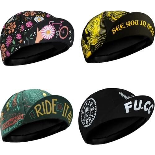 2021Classic Outdoor Cycling Caps Bicicleta Wear Hats Breathable Free Size Be Elastic Men And Women 4 Style Arbitrary Choice