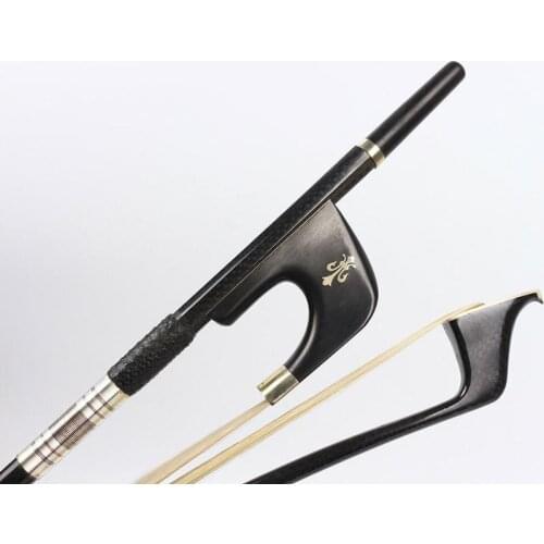 3/4 Upright Double Bass Bow Carbon Fiber German Bow Professional Horse hair bass parts