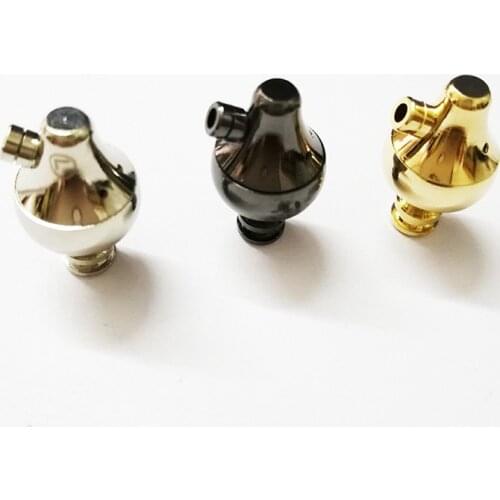 10mm Pure Copper Metal Shell Case In Ear Earphones DIY Shell Case 10MM Speaker unit Earbuds DIY