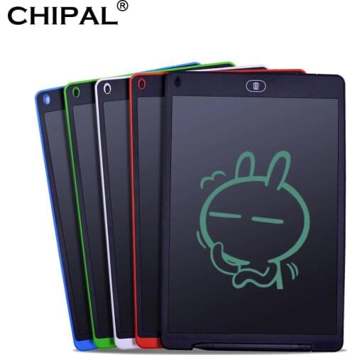 CHIPAL 12 Inch LCD Writing Tablet Digital Graphics Tablet Electronic Drawing Pad Board Handwriting Graphic Tablets + Pen Battery
