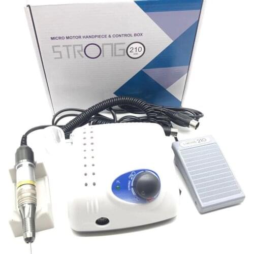 65W Strong 210 35000 rpm SDE Handpiece Electric Manicure machine For Nail Drill Milling Cutter Nail Equipment Manicure Machine