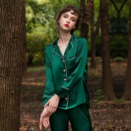 Lisadidiba Women's Silk Pajamas