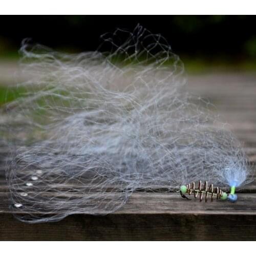 Nylon 10Pcs/Set Sturdy Trap Spring Shoal Fishing Feeder Mesh Convenient Fishing Trap Net Spring Design for Trolling