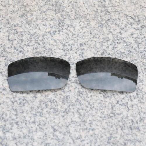 Wholesales E.O.S Polarized Enhanced Replacement Lenses for Oakley Oil Drum Sunglasses - Grey Photochromic Polarized