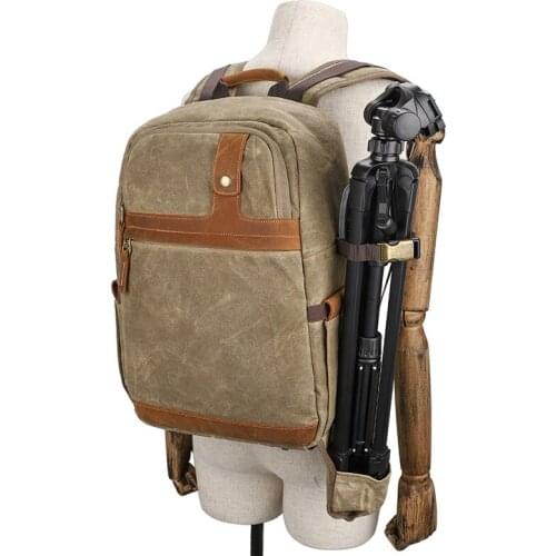 Origin goods photography backpack outdoor SLR digital camera backpack waterproof batik canvas camera bag cross-border