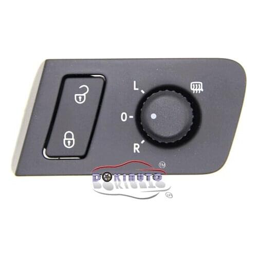 Rearview side mirror switch For VW Touran 2005 - 2010