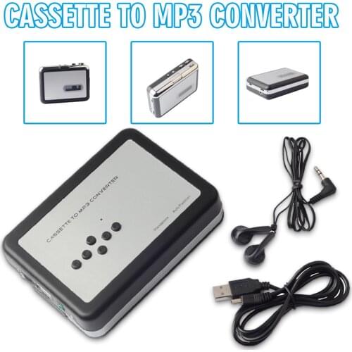 Pohiks 1pc High Quality Cassette to MP3 Converter Portable USB Audio Recorder Capture Box Music Player