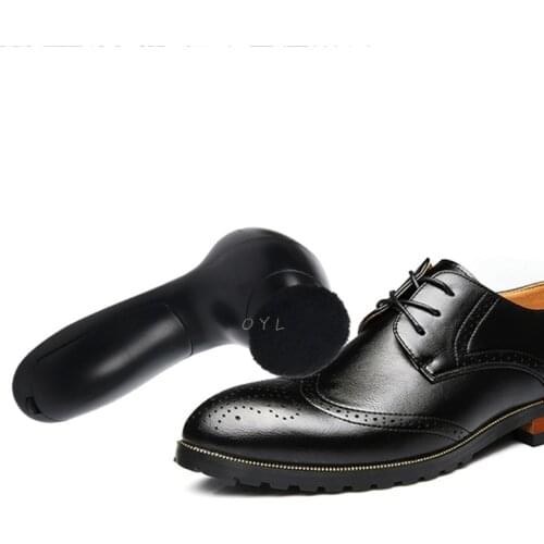 Automatische Handheld Elektrische Shoe Brush Glanz Polierer 5AA Batterie Stromversorgung Schnelle Verglasung L29K