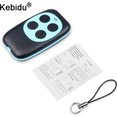 Kebidu Wireless Remote Controller Copy Code 433Mhz Remote 4 Channel Electric Cloning Gate Garage Door Auto Copy Remote Control