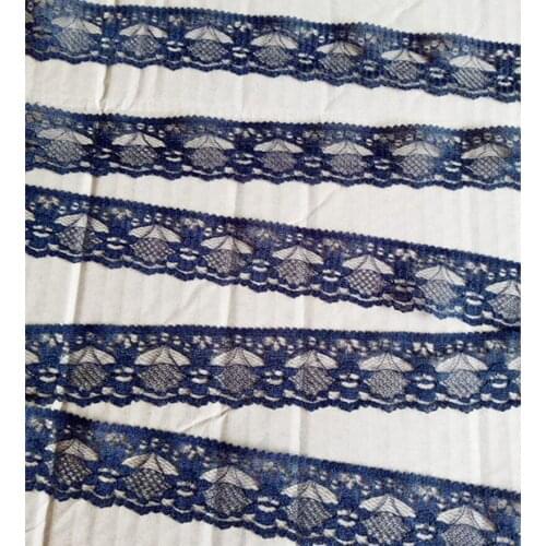 Width 30mm 20 yards black Embroidered Lace Trim fabric Garment ribbon headband wedding party decoration DIY Accessorie #25643