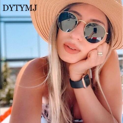DYTYMJ 2020 Round Sunglasses Women Retro Oval Sun Glasses Women Classic Vintage Sun Glasses for Men Lentes De Sol Mujer UV400