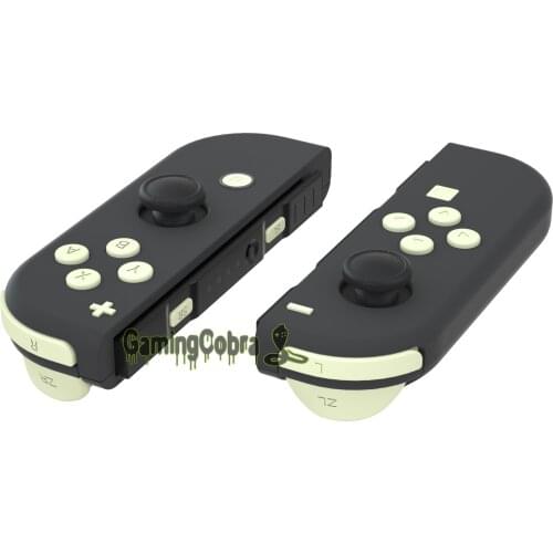 Light Cream Soft Touch ABXY Direction Keys SR SL L R ZR ZL Trigger Full Set Buttons with Tools Replacement for NS Switch JoyCon