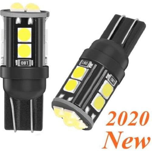 2PCS T10 W5W LED Bulb 194 168 Car Interior Dome Lights 3535 12SMD Reading Lamp Auto LED 6000K White 12V Light Bulbs