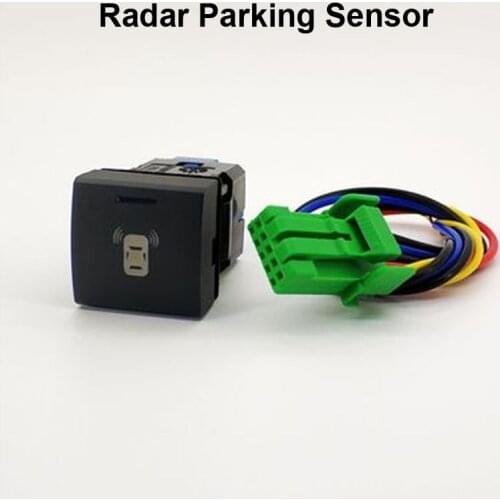 LED Spot Light Radar Parking Sensor Camera Recorder Monitor Fan P-Radar Switch Button Wire For Toyota Corolla Altis 2018-2019