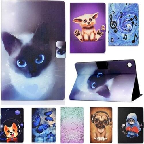 Ultra Slim for Huawei MatePad Mate Pad T8 8 inch Case KOB2-W09 L09 Tablet Animal Printed Flip Book Cover Stand Shell For Kids