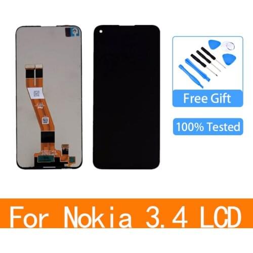 LCD Display For Nokia 3.4 6.39" LCD Display Touch Screen Digitizer Assembly For TA-1288, TA-1285, TA-1283