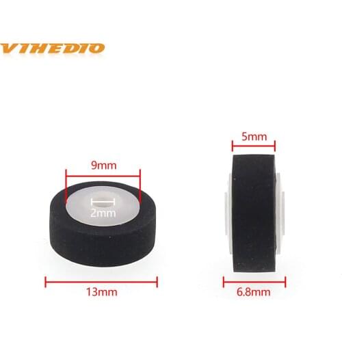 1pc 13x6.8x2mm Cartridge Audio Radio Movement roller tape recorder Pressure cassette tape recorder Belt Pulley for SONY player