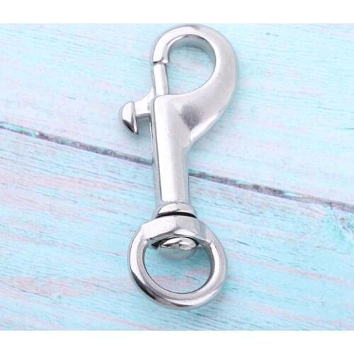 316 Stainless Steel Hook Swivel Eye Bolt Snap for Scuba Diving Diver 68mm