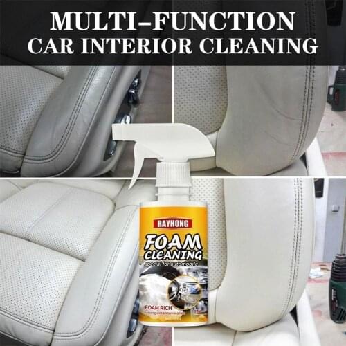 60ml/120ml Multi-purpose Foam Cleaner Anti-aging Cleaning Interior Spray Home Automoive Car Cleaner Cleaning Foam O6a6
