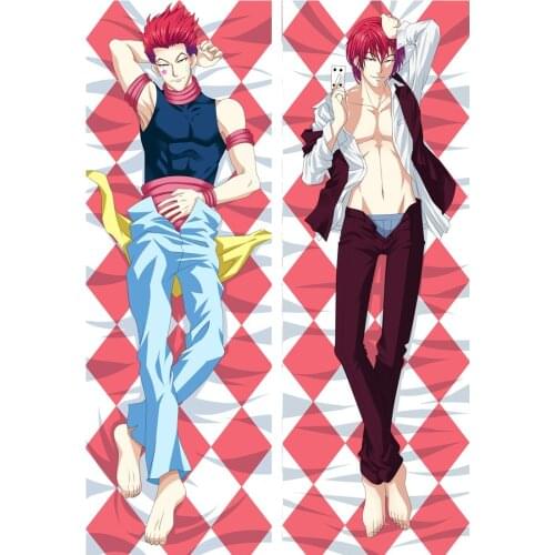 Anime Dakimakura Game HUNTER×HUNTER Hugging Body Pillow Case Hunter Design Printed Pillow Cover Waifu Boyfriend Home Bedding 18