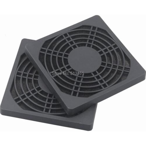 10 pieces/lots Gdstime 8CM 8MM Computer Case Fan Filter Dustproof Mesh Girll Plastic PC CPU Fan Cover