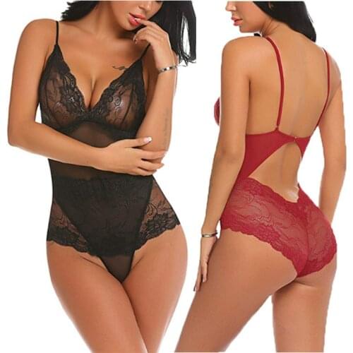 Erotic Lingerie Hot Sexy Costumes Lace Perspective Three Point Underwear Sexy Lingerie Adult Products Women Exotic Apparel Por
