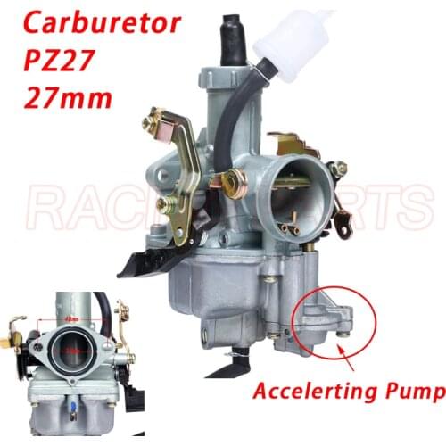 PZ27 Carb Cable Choke 27mm accelerator Pump Carburetor and Oil filter For KEIHI 140 150 160 200cc Dirt Bike ATV Quad GO Kart