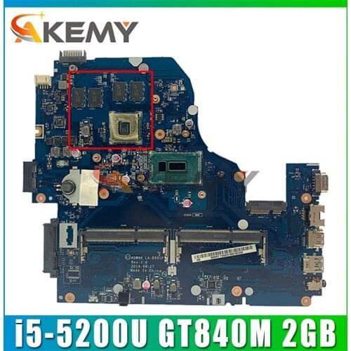 LA-B162P LA-B991P For Acer V3-572G E5-571G V5-572G E1-572 E5-531 laptop motherboard with i5-5200U CPU GT840M 2GB GPU Mainboard