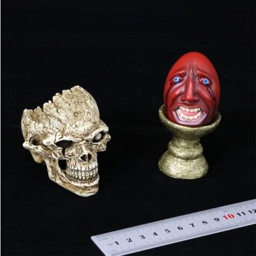1/6 Scale Figure Scene Accessory 7cm Skull 4cm Base Overlords Egg Branded Warrior Resin Material