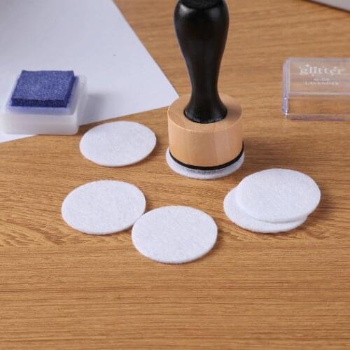 Mini Ink Blending Tool Interchanged Round Foams Sponge Refill for DIY Paint Mixing Paper Craft Card Brushing Making Scrapbooking