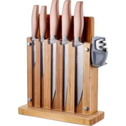 Sweet Rose Chocolate 8 Pieces Knife Set Cutting Tah