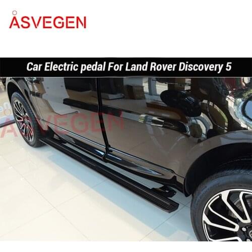 NEW Car Aluminum Alloy Electric Running Board Side Step Nerf Bar Pedal For Land Rover Discovery 5 2017