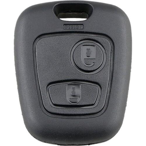 New Lightweight Suitable for Peugeot 2-button Straight Car Key Shell 206 Mouth Without Embryo